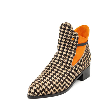 BRIGITTE IN HOUNDSTOOTH PONYSKIN