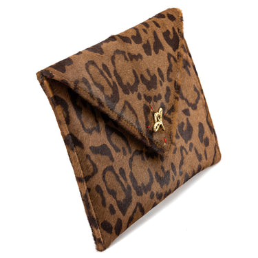 PAOLETTA CLUTCH CAVALLINO LEOPARD LIMITED EDITION - Ardemia design